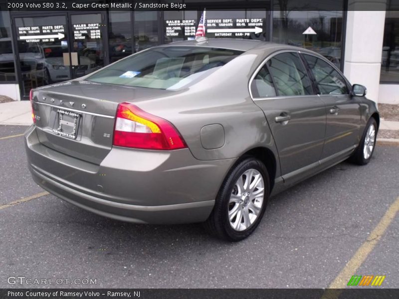 Caper Green Metallic / Sandstone Beige 2009 Volvo S80 3.2