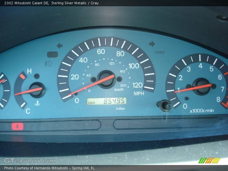 Sterling Silver Metallic / Gray 2002 Mitsubishi Galant DE