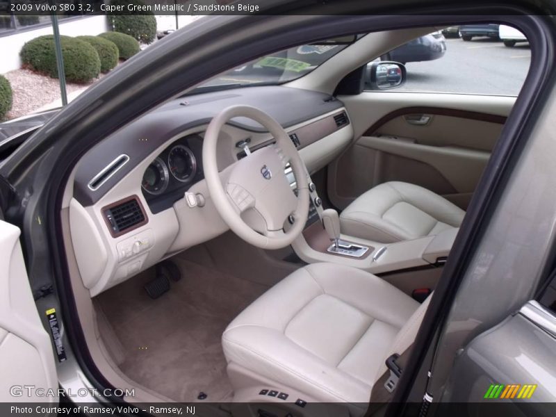 Caper Green Metallic / Sandstone Beige 2009 Volvo S80 3.2