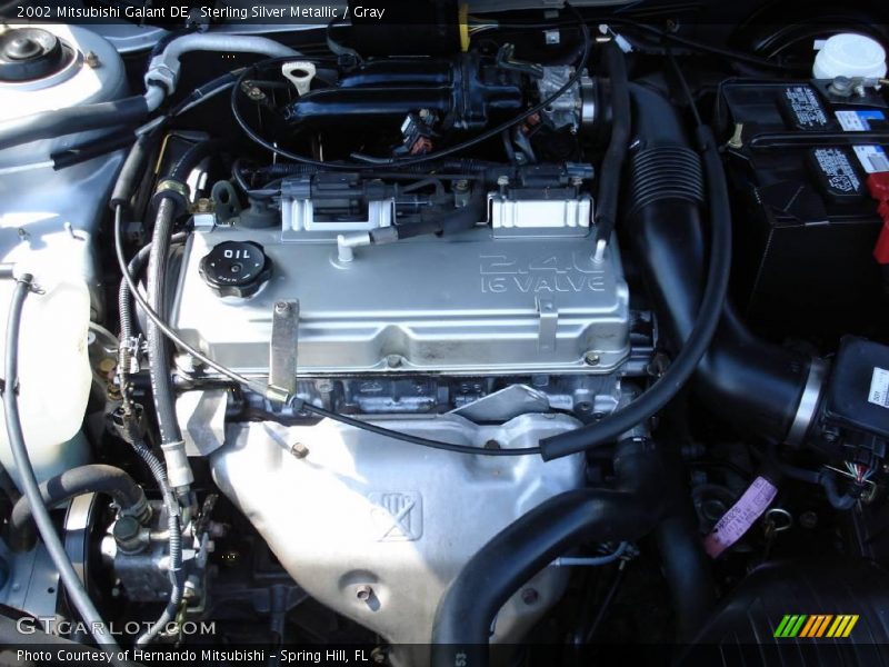Sterling Silver Metallic / Gray 2002 Mitsubishi Galant DE