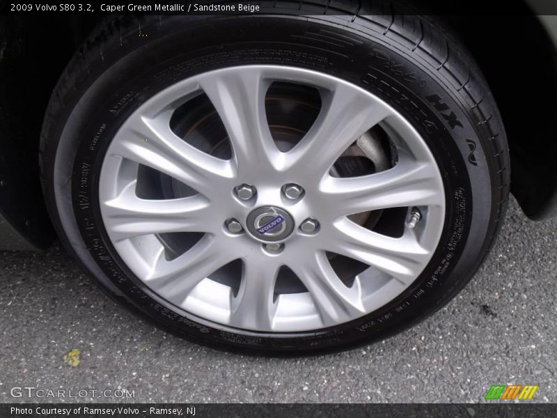 Caper Green Metallic / Sandstone Beige 2009 Volvo S80 3.2