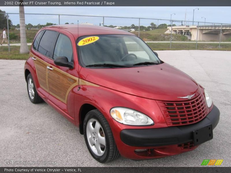 Inferno Red Pearlcoat / Taupe 2002 Chrysler PT Cruiser Touring
