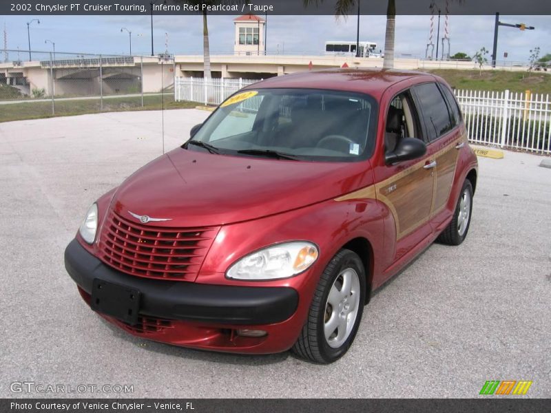 Inferno Red Pearlcoat / Taupe 2002 Chrysler PT Cruiser Touring