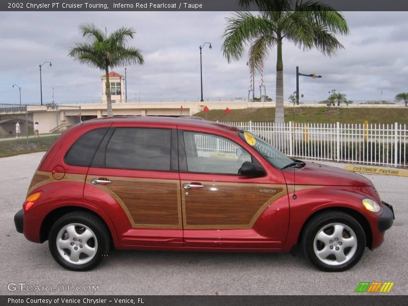 Inferno Red Pearlcoat / Taupe 2002 Chrysler PT Cruiser Touring