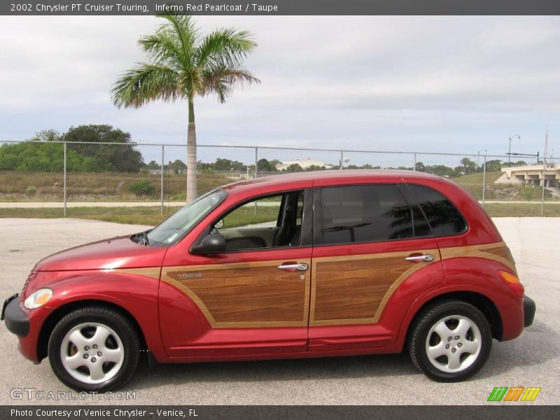 Inferno Red Pearlcoat / Taupe 2002 Chrysler PT Cruiser Touring