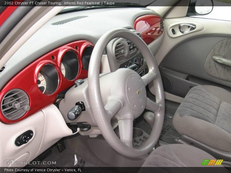 Inferno Red Pearlcoat / Taupe 2002 Chrysler PT Cruiser Touring