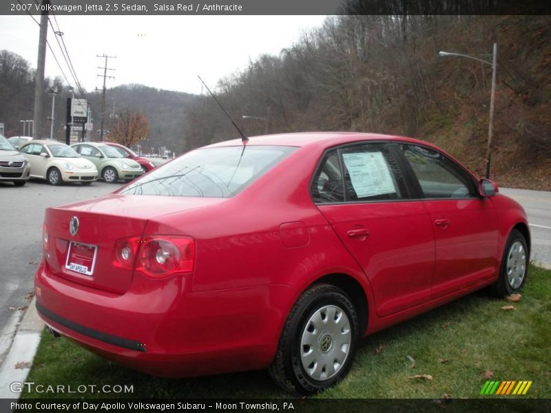 Salsa Red / Anthracite 2007 Volkswagen Jetta 2.5 Sedan