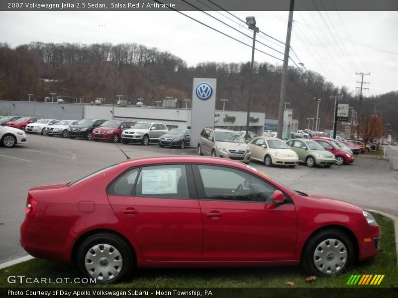 Salsa Red / Anthracite 2007 Volkswagen Jetta 2.5 Sedan