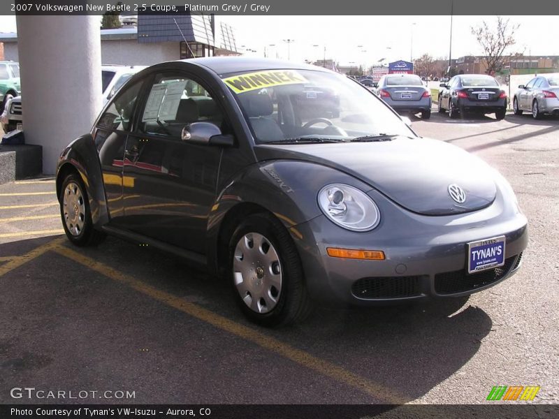Platinum Grey / Grey 2007 Volkswagen New Beetle 2.5 Coupe