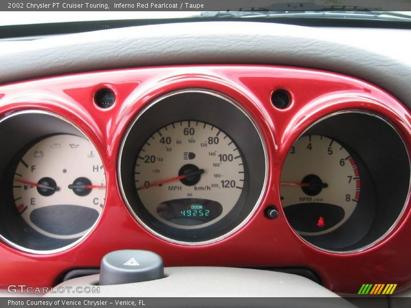 Inferno Red Pearlcoat / Taupe 2002 Chrysler PT Cruiser Touring