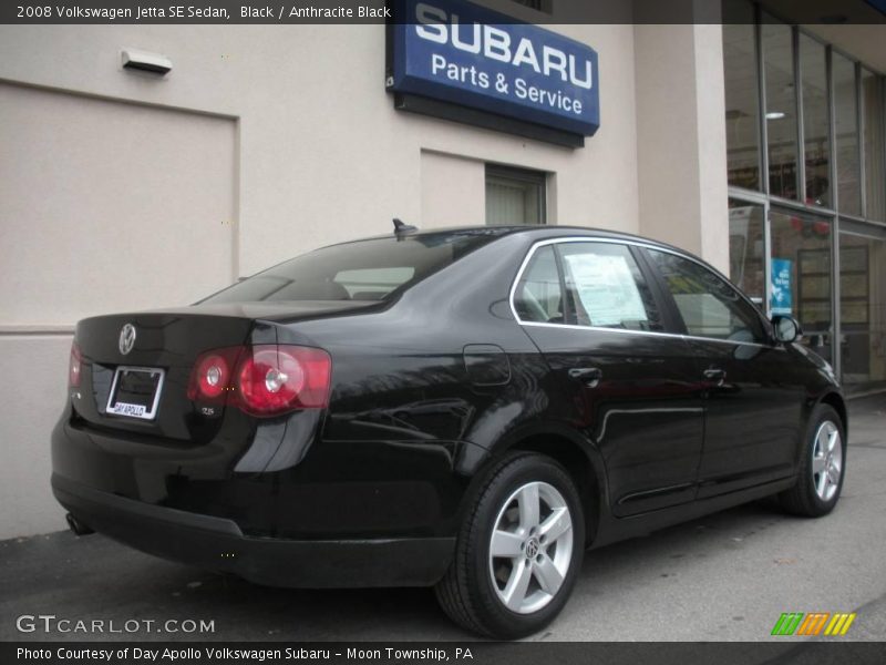 Black / Anthracite Black 2008 Volkswagen Jetta SE Sedan