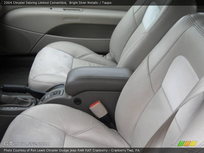 Bright Silver Metallic / Taupe 2004 Chrysler Sebring Limited Convertible