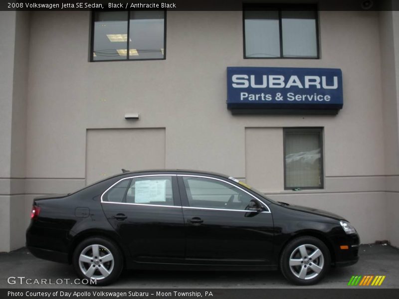 Black / Anthracite Black 2008 Volkswagen Jetta SE Sedan