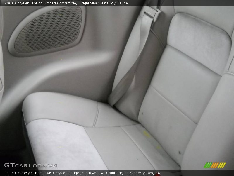 Bright Silver Metallic / Taupe 2004 Chrysler Sebring Limited Convertible