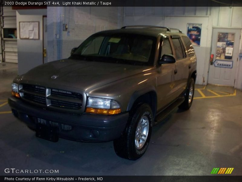 Light Khaki Metallic / Taupe 2003 Dodge Durango SXT 4x4