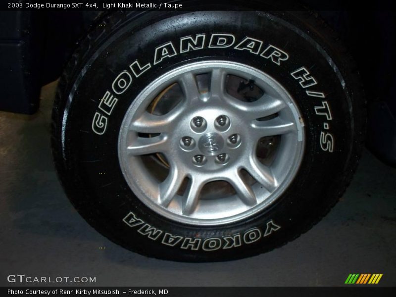Light Khaki Metallic / Taupe 2003 Dodge Durango SXT 4x4