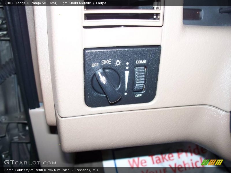 Light Khaki Metallic / Taupe 2003 Dodge Durango SXT 4x4