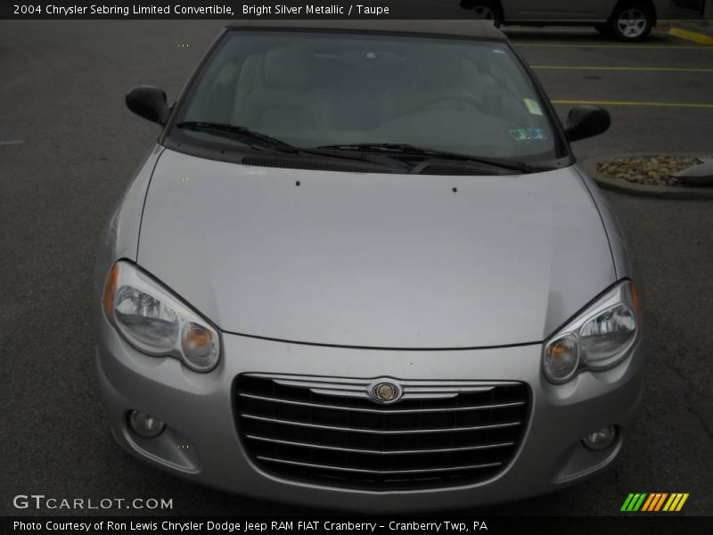 Bright Silver Metallic / Taupe 2004 Chrysler Sebring Limited Convertible