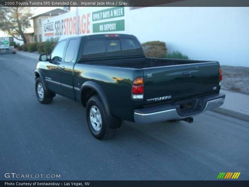 Imperial Jade Mica / Gray 2000 Toyota Tundra SR5 Extended Cab