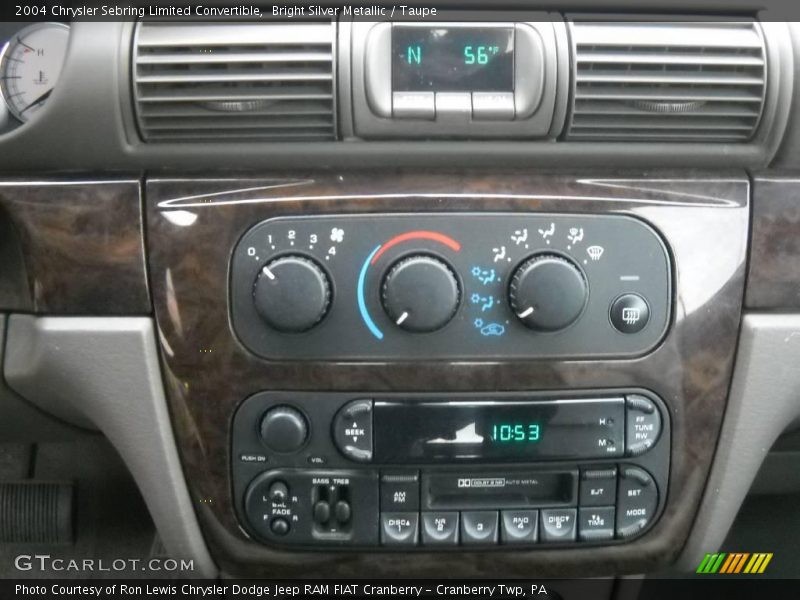 Bright Silver Metallic / Taupe 2004 Chrysler Sebring Limited Convertible