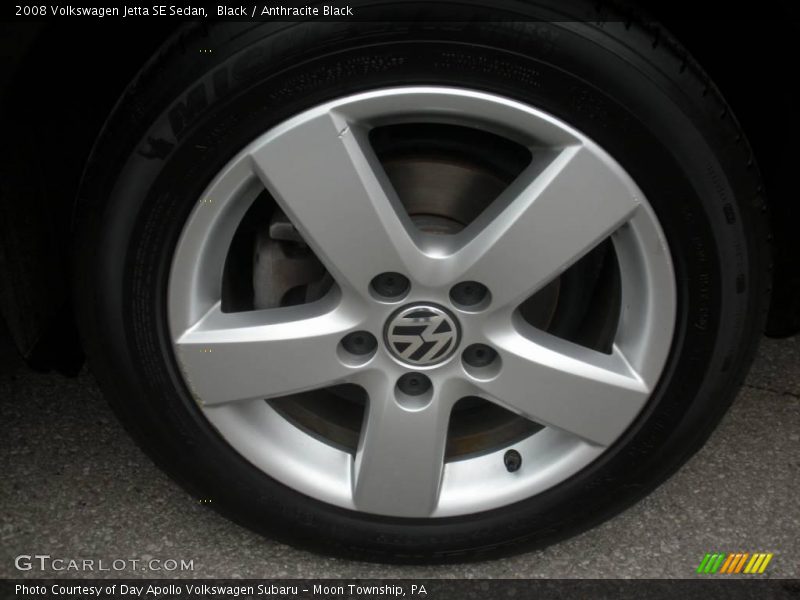 Black / Anthracite Black 2008 Volkswagen Jetta SE Sedan