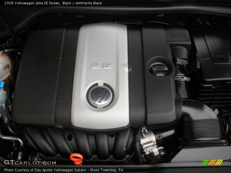 Black / Anthracite Black 2008 Volkswagen Jetta SE Sedan