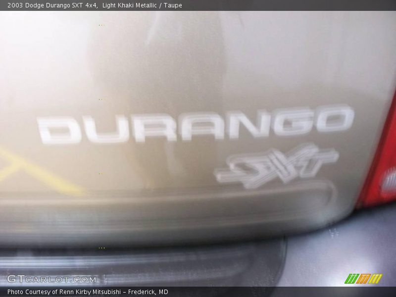 Light Khaki Metallic / Taupe 2003 Dodge Durango SXT 4x4