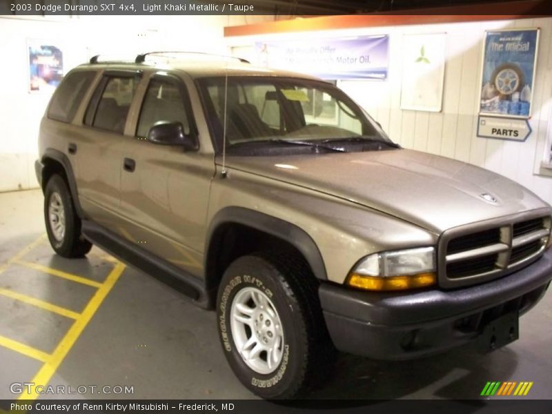 Light Khaki Metallic / Taupe 2003 Dodge Durango SXT 4x4