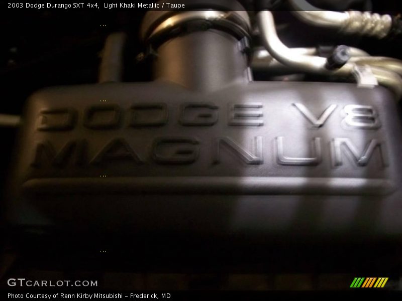 Light Khaki Metallic / Taupe 2003 Dodge Durango SXT 4x4