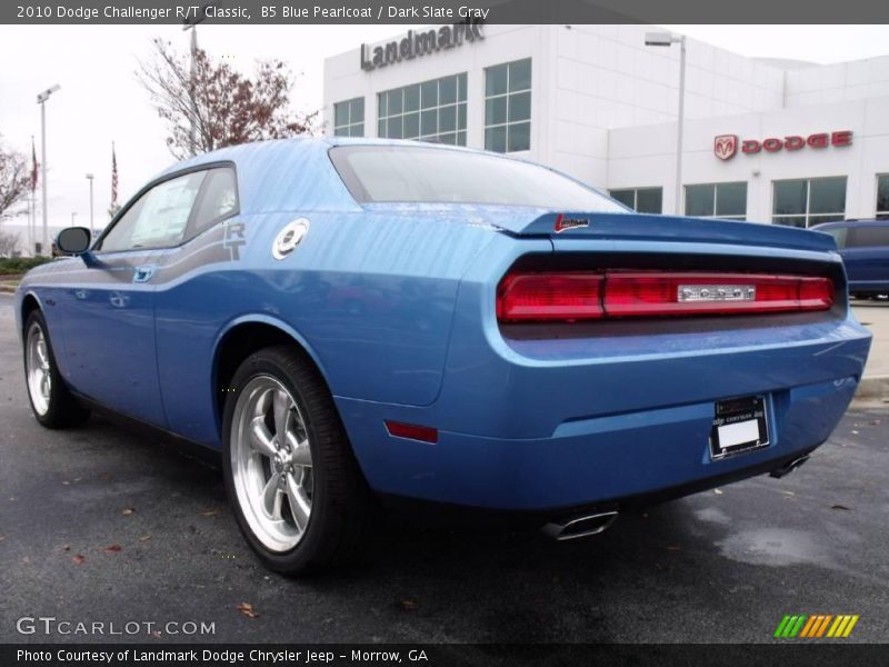 B5 Blue Pearlcoat / Dark Slate Gray 2010 Dodge Challenger R/T Classic
