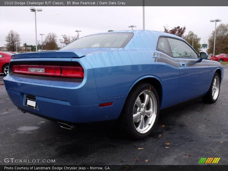 B5 Blue Pearlcoat / Dark Slate Gray 2010 Dodge Challenger R/T Classic