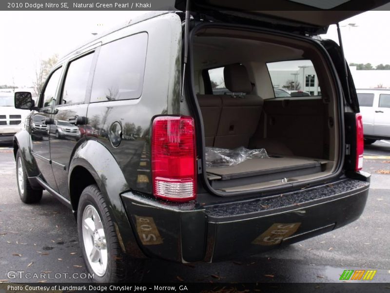 Natural Green Pearl / Khaki 2010 Dodge Nitro SE