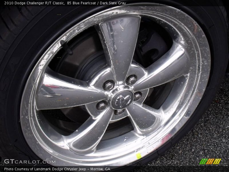 B5 Blue Pearlcoat / Dark Slate Gray 2010 Dodge Challenger R/T Classic