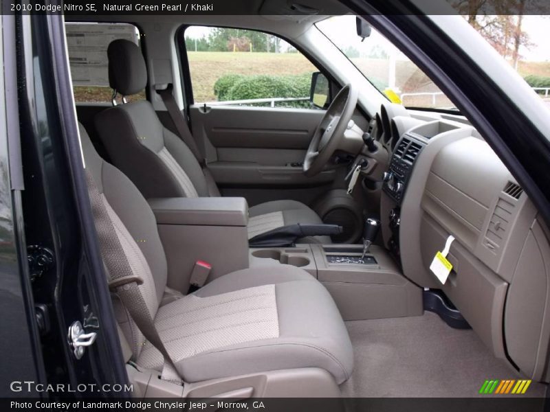 Natural Green Pearl / Khaki 2010 Dodge Nitro SE