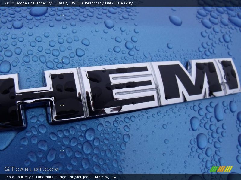 B5 Blue Pearlcoat / Dark Slate Gray 2010 Dodge Challenger R/T Classic