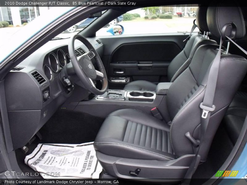 B5 Blue Pearlcoat / Dark Slate Gray 2010 Dodge Challenger R/T Classic
