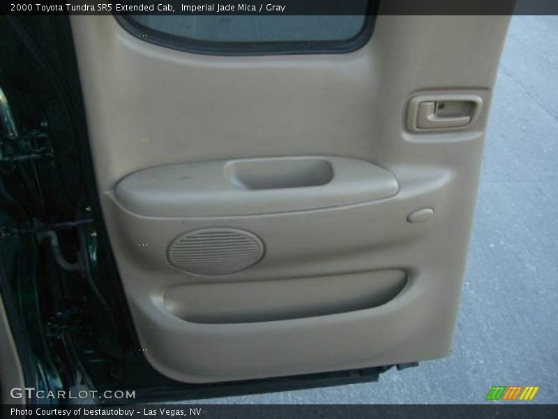 Imperial Jade Mica / Gray 2000 Toyota Tundra SR5 Extended Cab