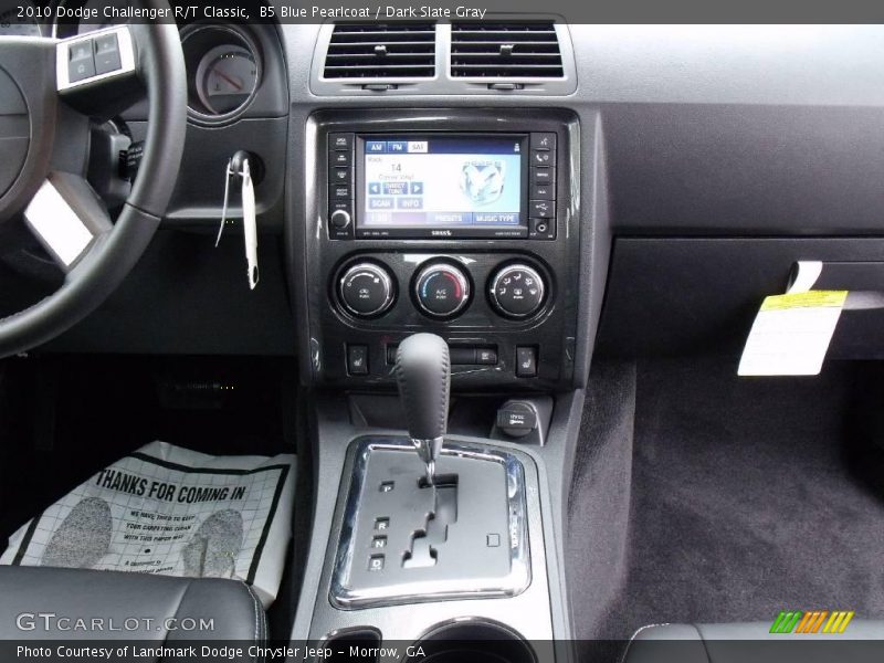 B5 Blue Pearlcoat / Dark Slate Gray 2010 Dodge Challenger R/T Classic