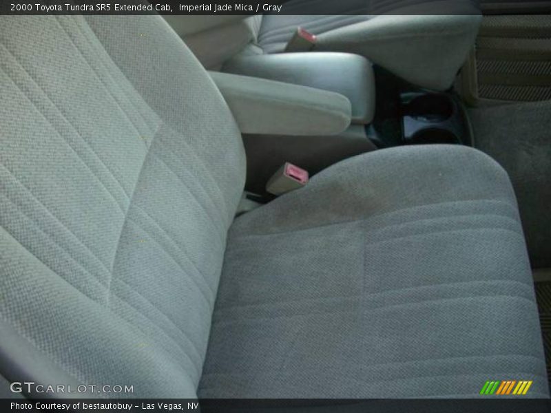 Imperial Jade Mica / Gray 2000 Toyota Tundra SR5 Extended Cab