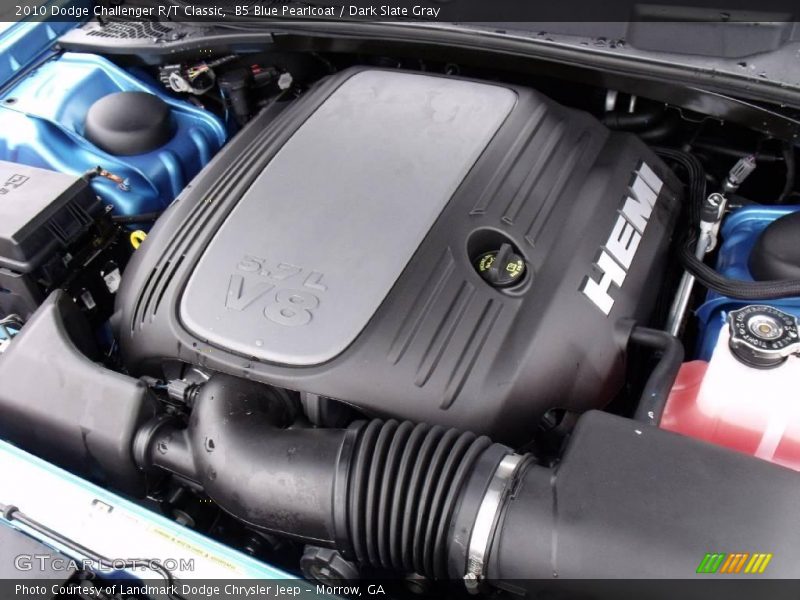 B5 Blue Pearlcoat / Dark Slate Gray 2010 Dodge Challenger R/T Classic