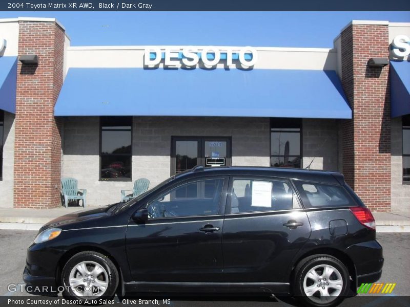 Black / Dark Gray 2004 Toyota Matrix XR AWD