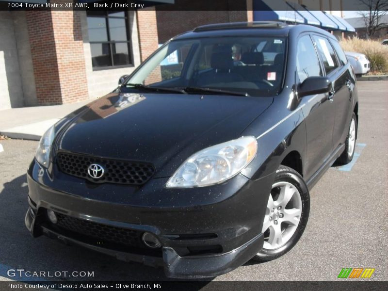 Black / Dark Gray 2004 Toyota Matrix XR AWD