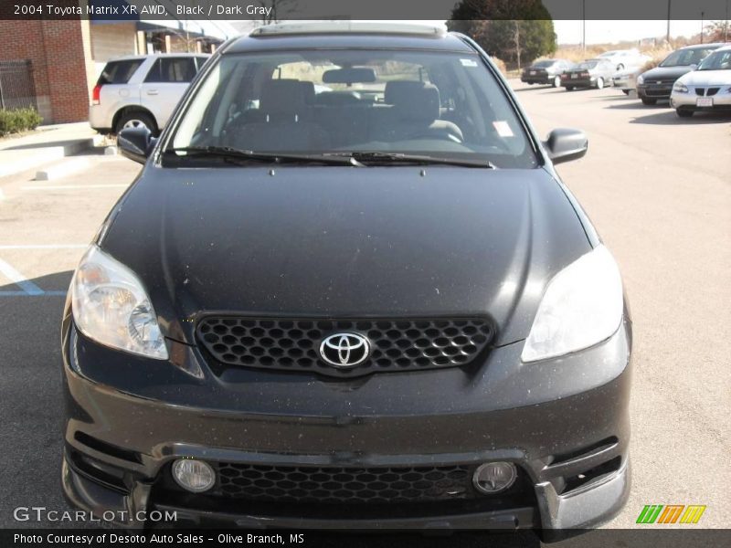 Black / Dark Gray 2004 Toyota Matrix XR AWD