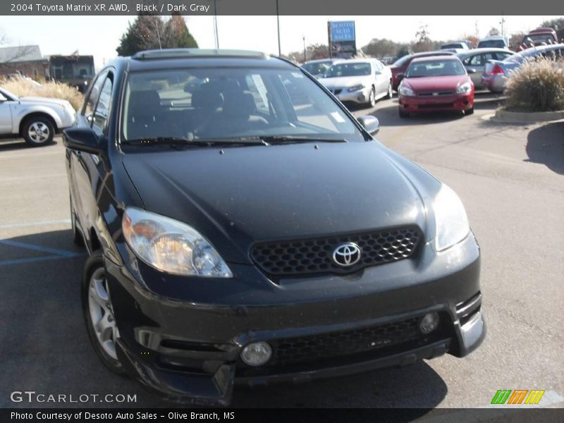 Black / Dark Gray 2004 Toyota Matrix XR AWD
