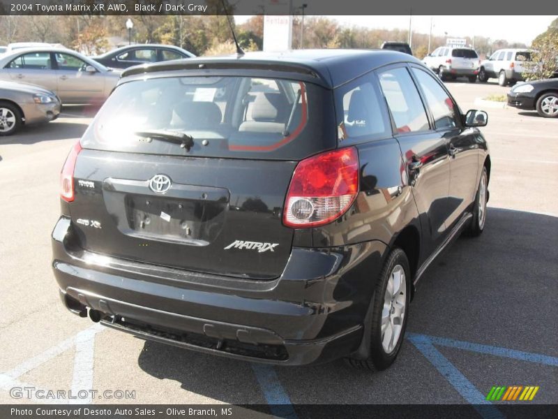 Black / Dark Gray 2004 Toyota Matrix XR AWD