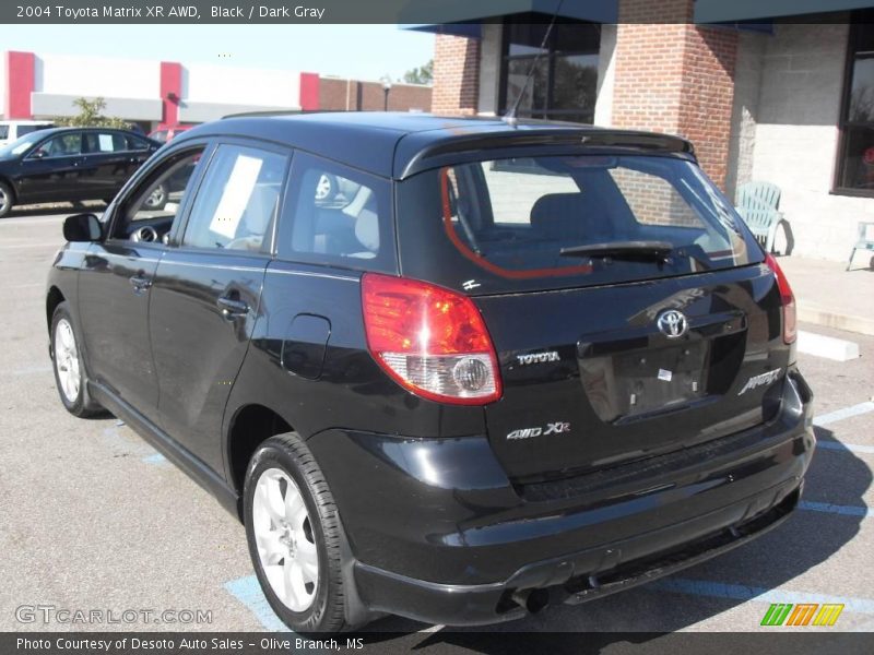 Black / Dark Gray 2004 Toyota Matrix XR AWD