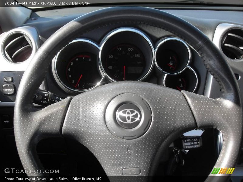 Black / Dark Gray 2004 Toyota Matrix XR AWD