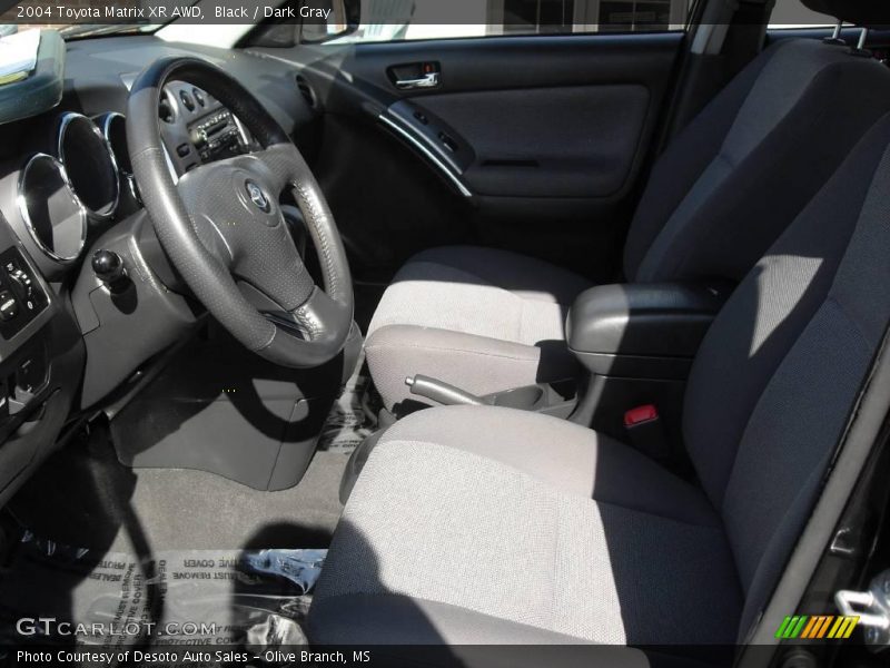 Black / Dark Gray 2004 Toyota Matrix XR AWD