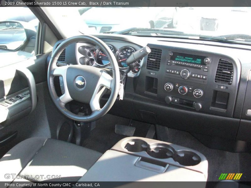 Black / Dark Titanium 2009 Chevrolet Silverado 1500 LS Crew Cab