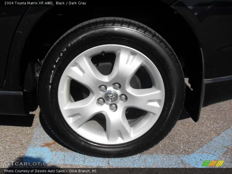 Black / Dark Gray 2004 Toyota Matrix XR AWD
